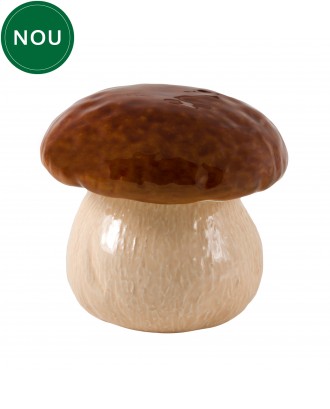 Cutie ceramica cu capac, 18.5 cm, Mushroom - BORDALLO PINHEIRO
